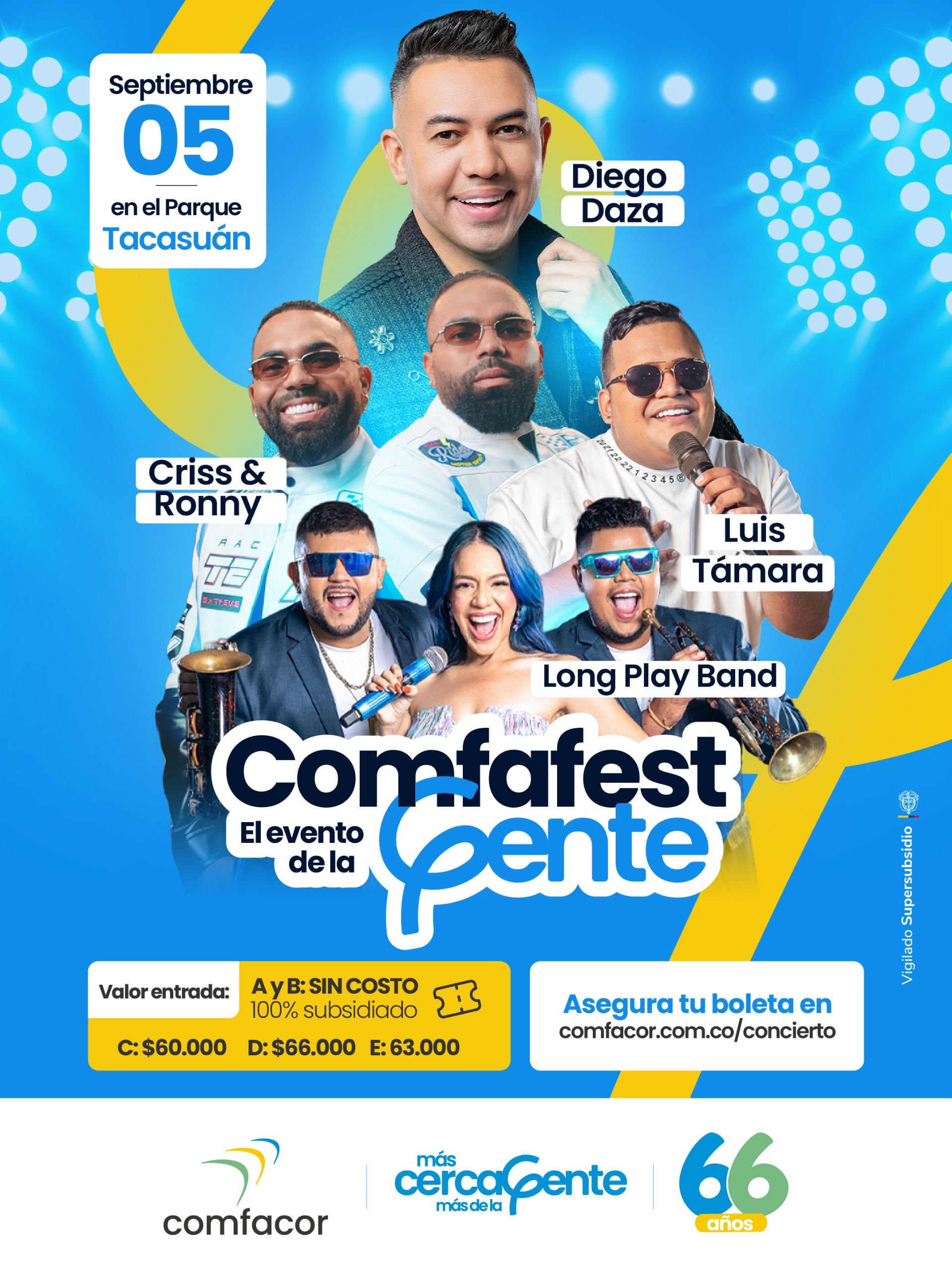Afiche del evento de Comfacor